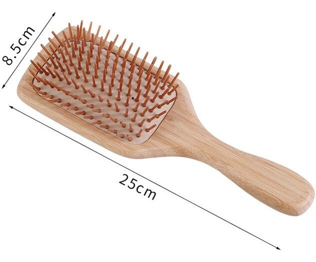 Supplier Natural Bamboo Hair Brush with Bamboo Bristles, ECO Friendly Bamboo Paddle Supplier, Detangling Brush Bulk  