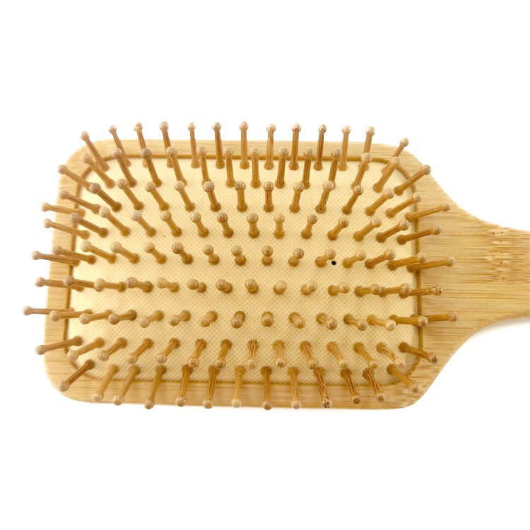 Bamboo Detangling Comb Hair Brush For Natural Hair Bamboo Hair Brush Factory 