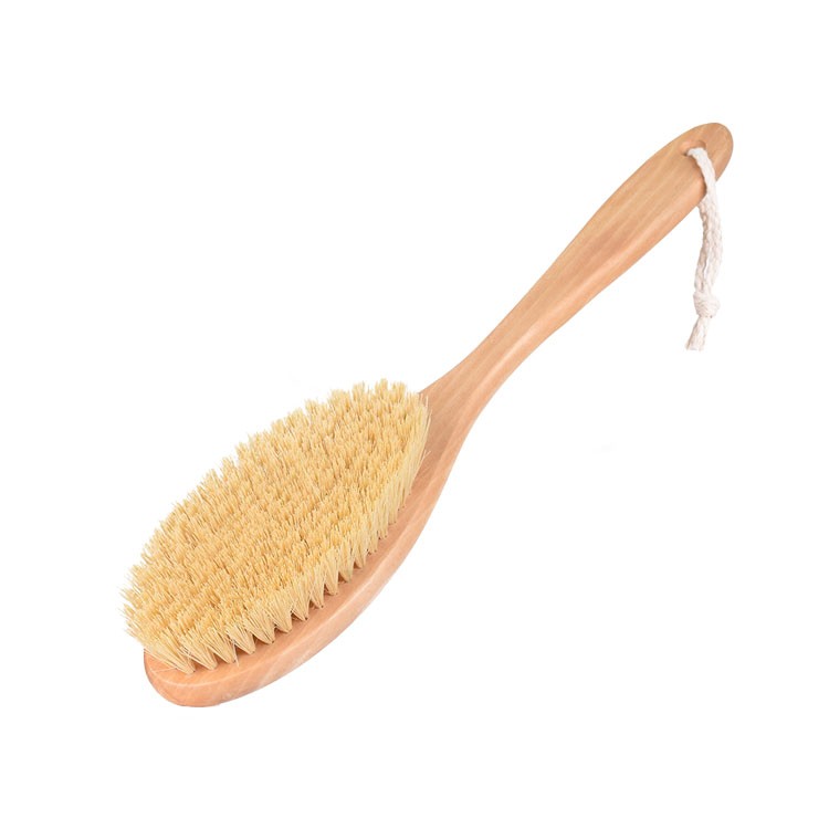 Long Handle Body Brush for Wet  Brushing - Gentle Exfoliating for Softer, Glowing Skin - Get Rid of Your Cellulite and Dry Skin 