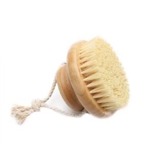 Vegan Dry Skin Bath Brush with Natural Sisal Bristle Cellulite Treatment Travel Size Sisal Body Brushes Wholesale 