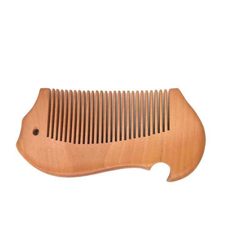 Wooden Straightening Beard Brush Scalp Massage Comb Hotel Salon Family Essentials Beard Comb