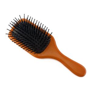 Tangle Teaser Hair Brush Custom Logo Wooden Paddle Hair Brush With Nylon Bristles